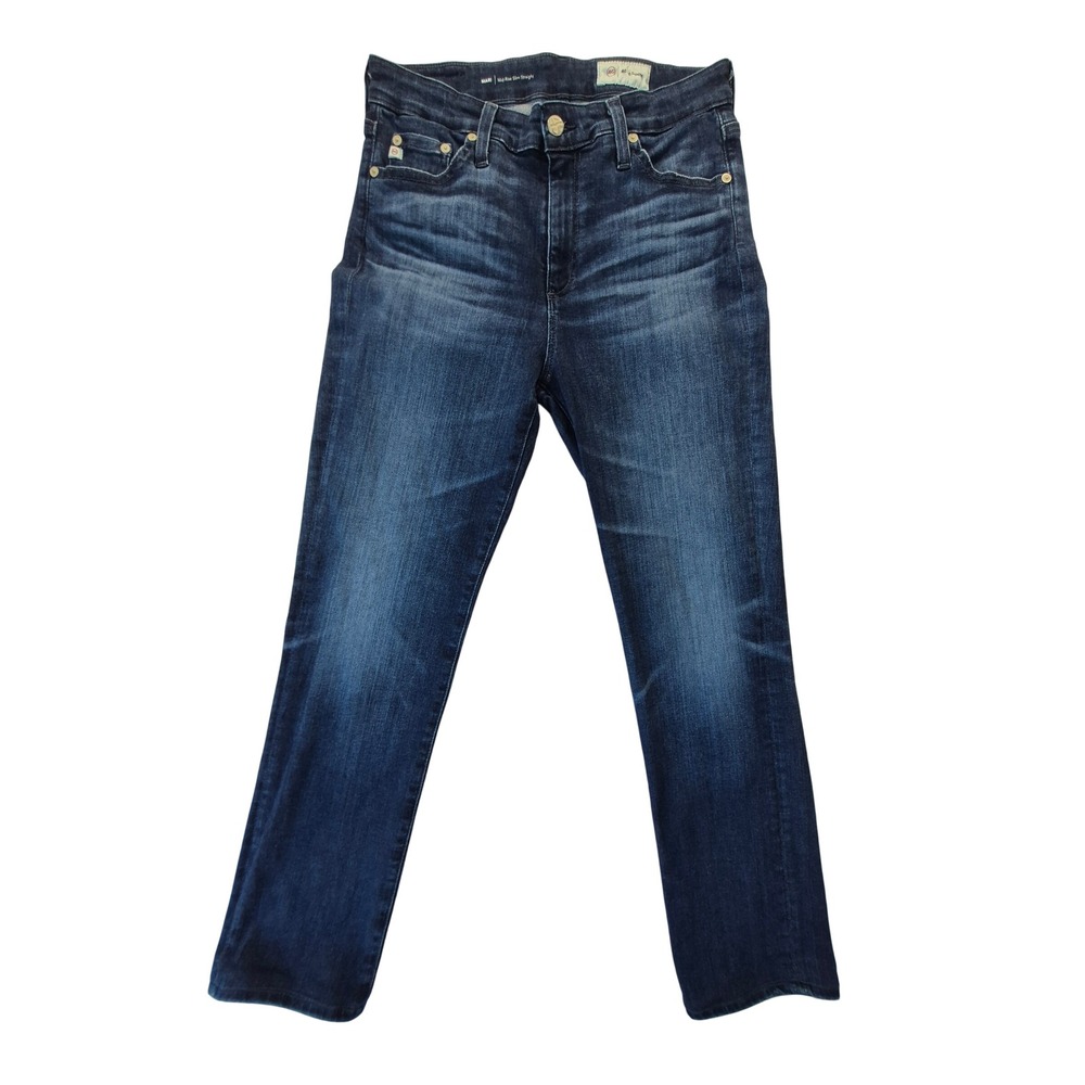 AG Adriano Goldschmied Mari Jeans Womens 29 Dark Wash Mid Rise Slim Straight
